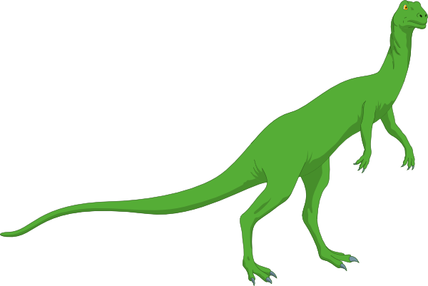long neck and tail dinosaur